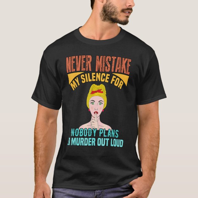 T-shirt Plans A Out Loud  Texte (Devant)
