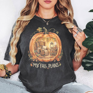 T-shirt Plans Automnaux Cosy pour Chaise de Pumpkin