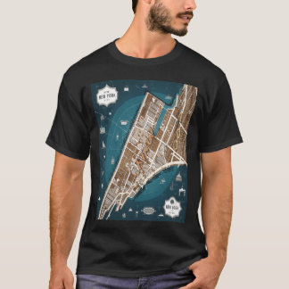 T-shirt Plans d'amis de New York City
