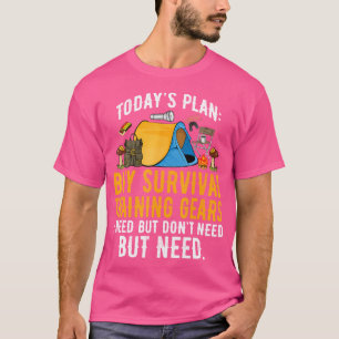 T-shirt Plans d'aujourd'hui Acheter Survival Entraînement