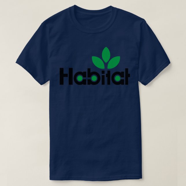 T-shirt Plans de skateboards Habitat (Design devant)