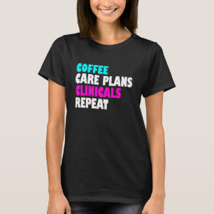 T-shirt Plans de soins infirmiers cliniques pour étudiant