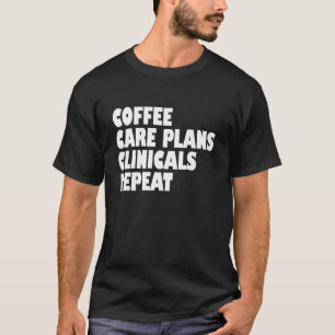 T-shirt Plans de soins infirmiers cliniques pour étudiants
