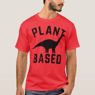 T-shirt Plant Based Diet Dino Vegan Vegetarian Nature Herb