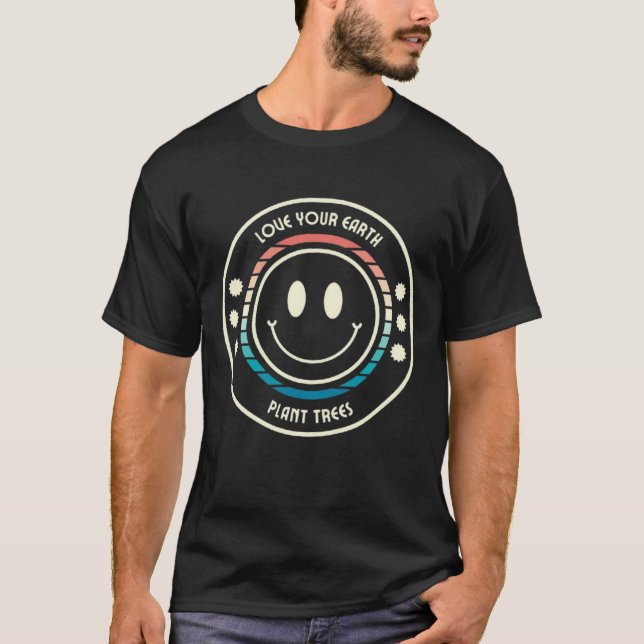 T-shirt Plante A Arborescence noir Mens (Devant)
