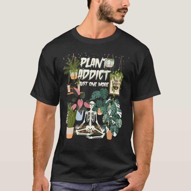 T-shirt Plante Addict Philodendron Micans Monstera Albo Ho (Devant)