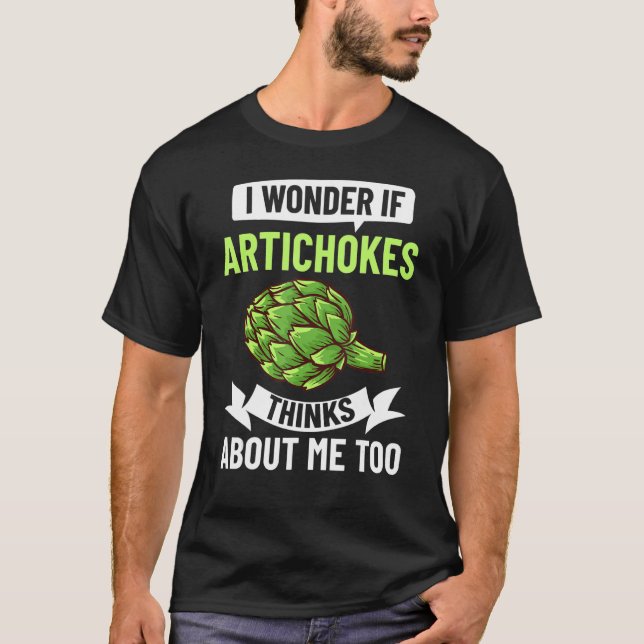 T-shirt Plante Artichoke Recette Légumes Plantes de Plongé (Devant)