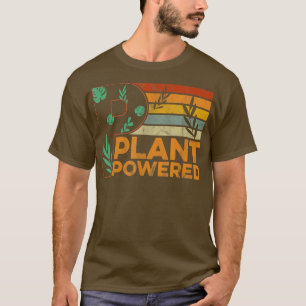 T-shirt Plante Basé Végétarien Rétro Hommes Femmes Plante