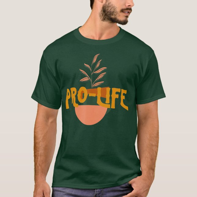 T-shirt Plante botanique rétro Prolife (Devant)