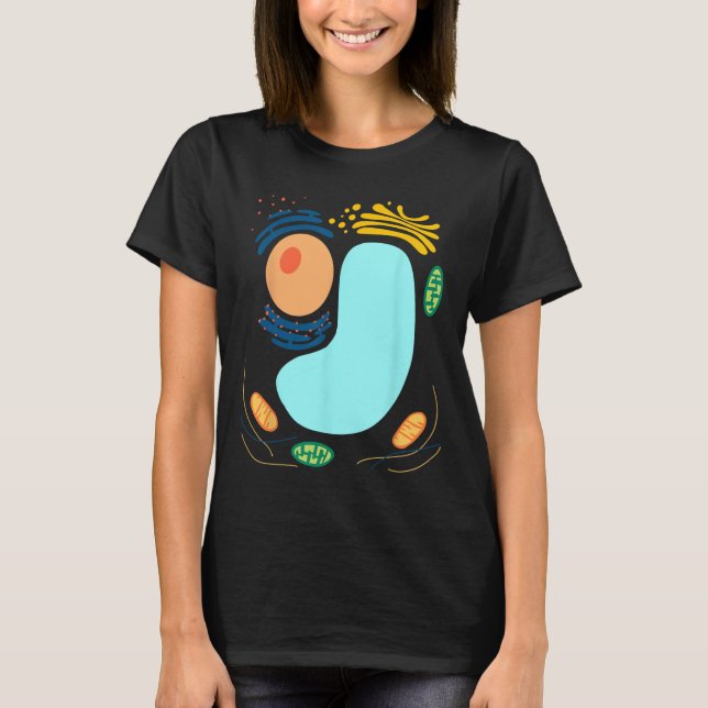 T-shirt Plante Cell Simple Funny Quick Lazy Halloween Part (Devant)