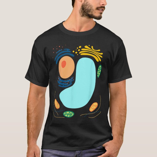 T-shirt Plante Cell Simple Funny Quick Lazy Halloween Part (Devant)