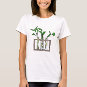 T-shirt PLANTE CHEMIST Laboratoire Gain Botany Hobby Test 