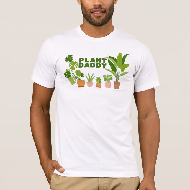 T-shirt plante Daddy | Cadeaux pour amoureux Plant (Devant)