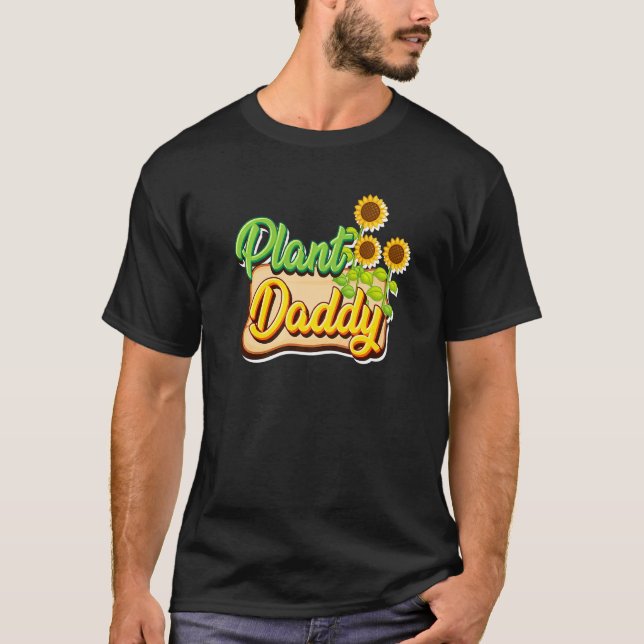 T-shirt Plante Daddy Gardening 2 (Devant)