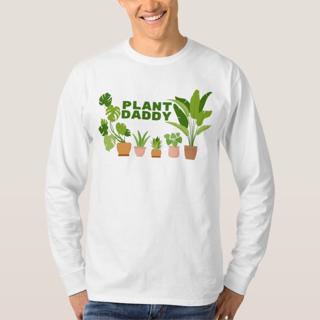 T-shirt plante Daddy Long Sleeve (Devant)