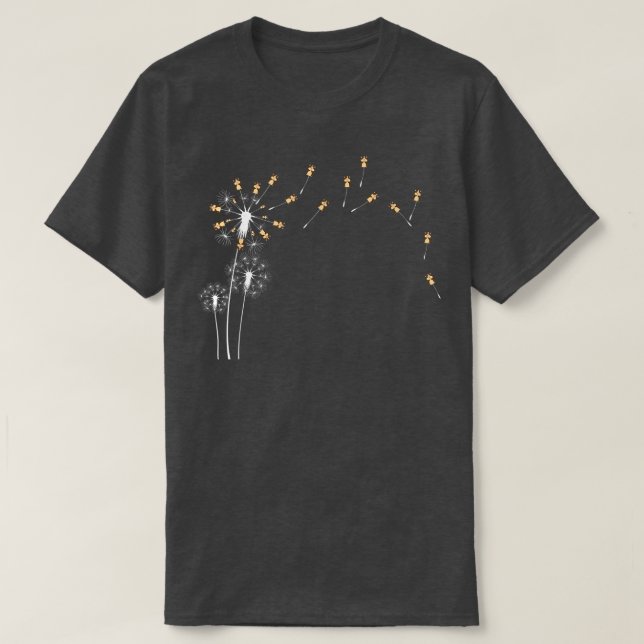 T-shirt Plante de fleurs animales - Dandelion Guinée Pig (Design devant)