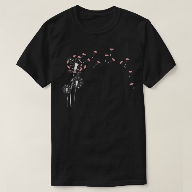 T-shirt Plante de fleurs animales - Dandelion Pig178 (Design devant)
