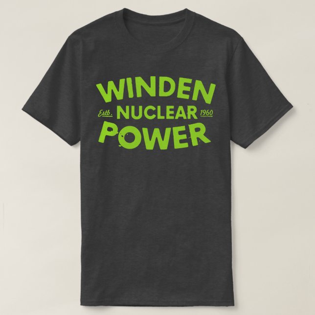 T-shirt Plante d'énergie nucléaire de Winden (Design devant)