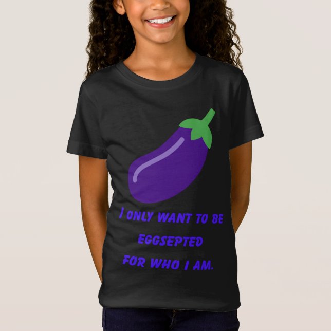 T-Shirt Plante d'oeufs d'aubergine Bizarre Purple Vegetabe (Devant)
