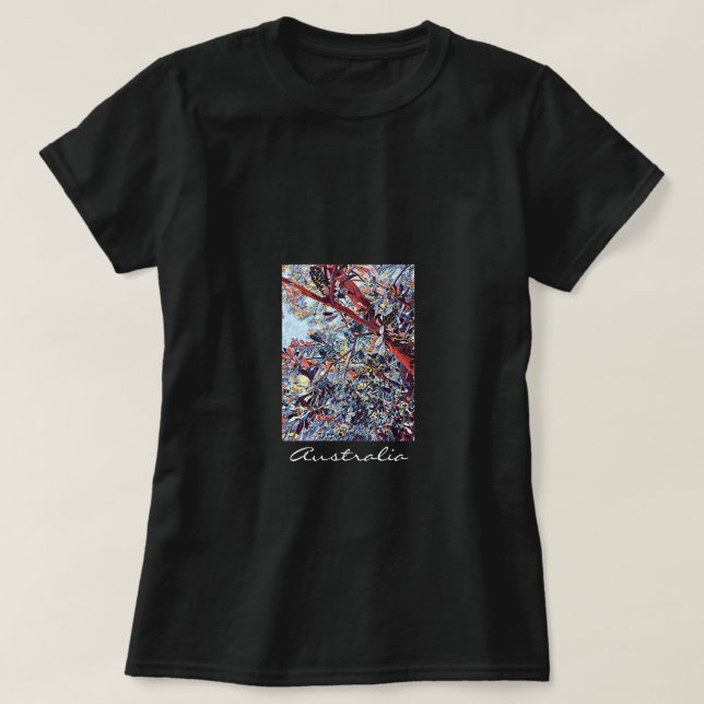 T-shirt Plante d'origine de l'arbre australien Banksia (Design devant)