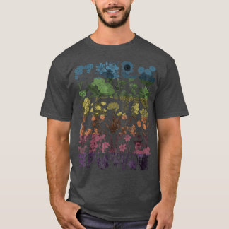 T-shirt Plante du graphique d'illustration végétale à fleu