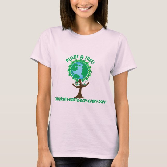T-shirt Plante d'un arbre (Devant)