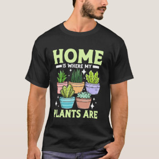 T-shirt Plante en pot de jardinage Cactus Succulente La ma