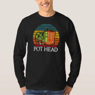 T-shirt Plante En Tête Pour Hommes Femmes Gardener 2