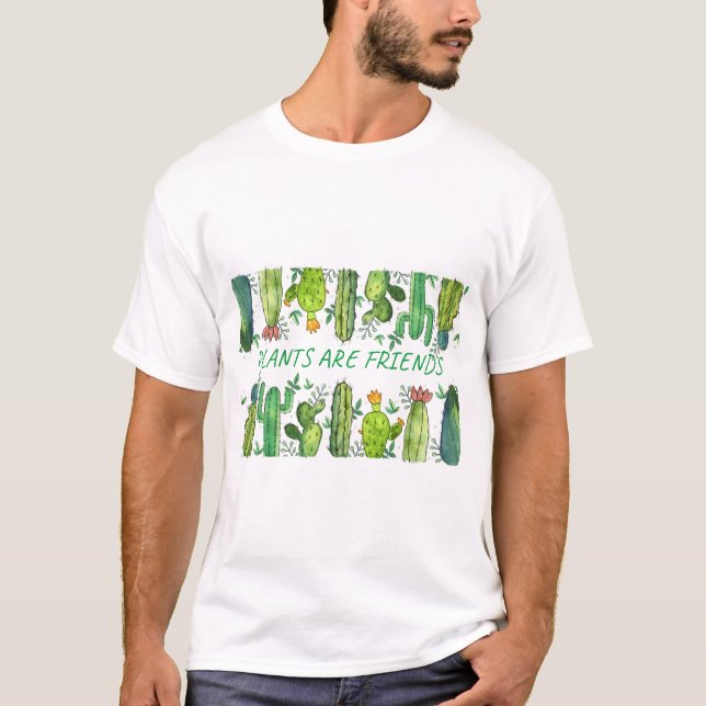 T-shirt Plante et Fleurs sont amis (Devant)