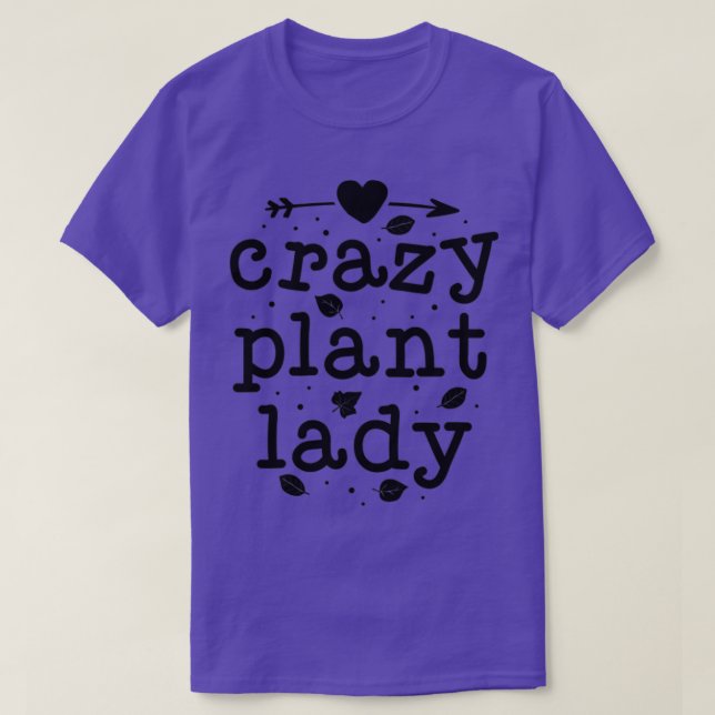T-shirt Plante fou Lady Gardening Chemise Plante Cadeaux P (Design devant)