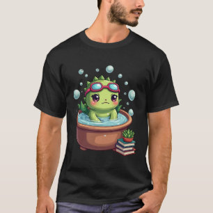 T-shirt Plante grasse de bain à remous grincheuse Kawaii p