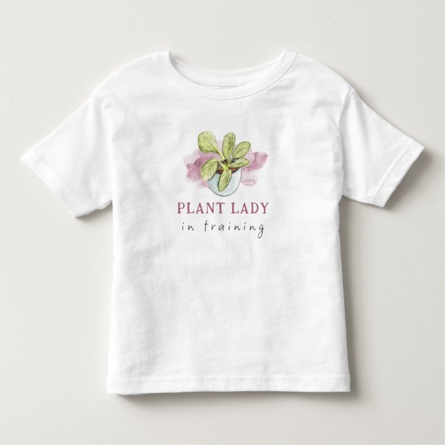 T-shirt plante Lady in Training (Devant)