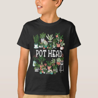T-shirt Plante Lover Et Gardener_ Pot Tête Succulente Cour