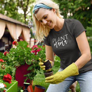 T-shirt Plante Mama Devis Personnalisable Pour Gardeners