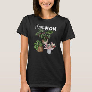 T-shirt Plante Maman Fou Plante Lady Indoor Houseplants
