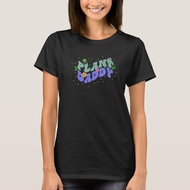 T-shirt Plante Papa Fleurs Assorties Fleur Fleur Fleur Flo (Devant)