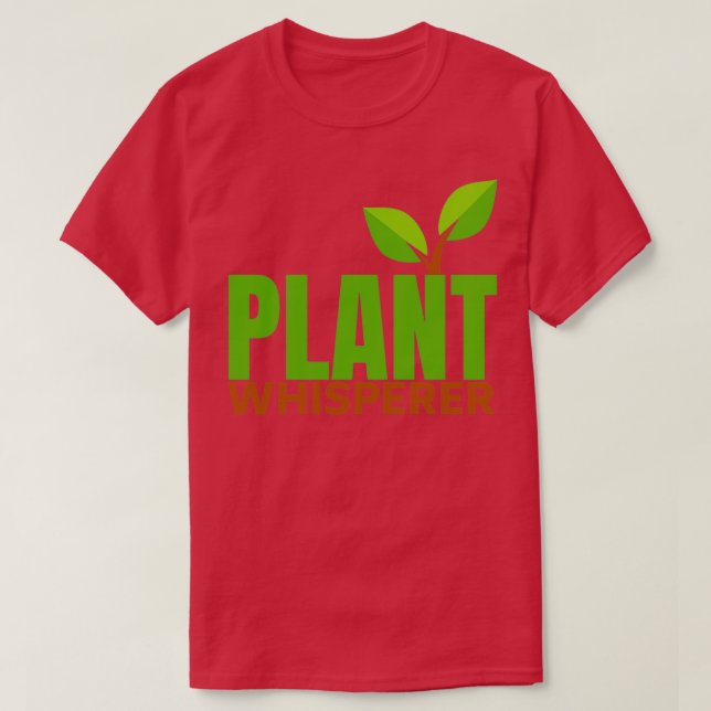 T-shirt Plante Plante Whisperer (Design devant)