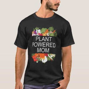 T-shirt Plante Powered Maman Végétarienne Végétarienne Mèr