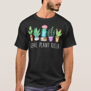 T-shirt Plante série Killer Cactus Succulents Jardinage Bo