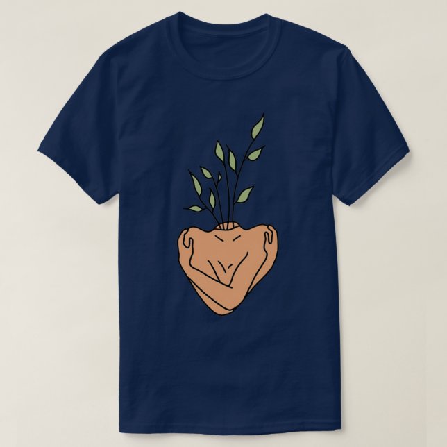 T-shirt Plante super mignon et tendance grandissant à part (Design devant)