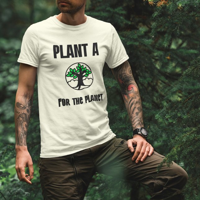 T-shirt Plante un arbre pour la planète (Créateur téléchargé)
