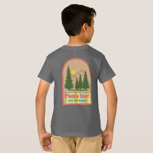 T-shirt Plante un arbre, Save Planet, Débardeur Cool