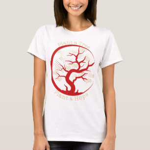 T-shirt Plante un Plante d'arbre a Hope Chic Red Gold Part