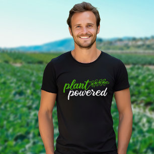 T-shirt Plante végétal simple Powered (unisex)