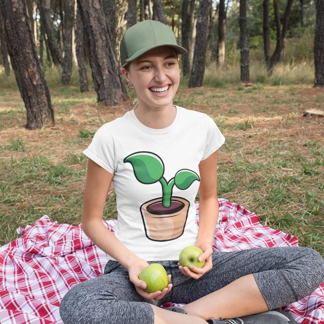 T-shirt Plante verte d'intérieur (Créateur téléchargé)