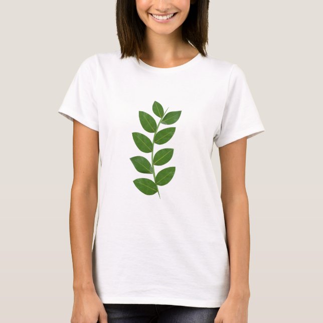 T-shirt Plante verte moderne (Devant)