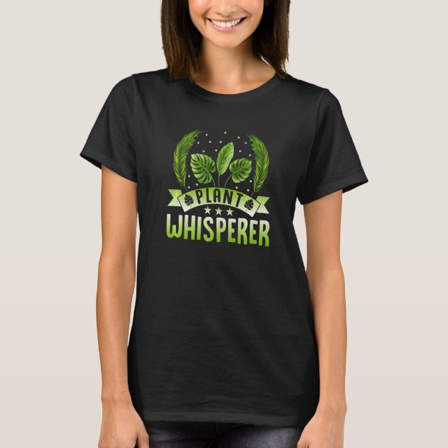 T-shirt Plante Whisperer Hobby Garden Fleur Botanique (Devant)