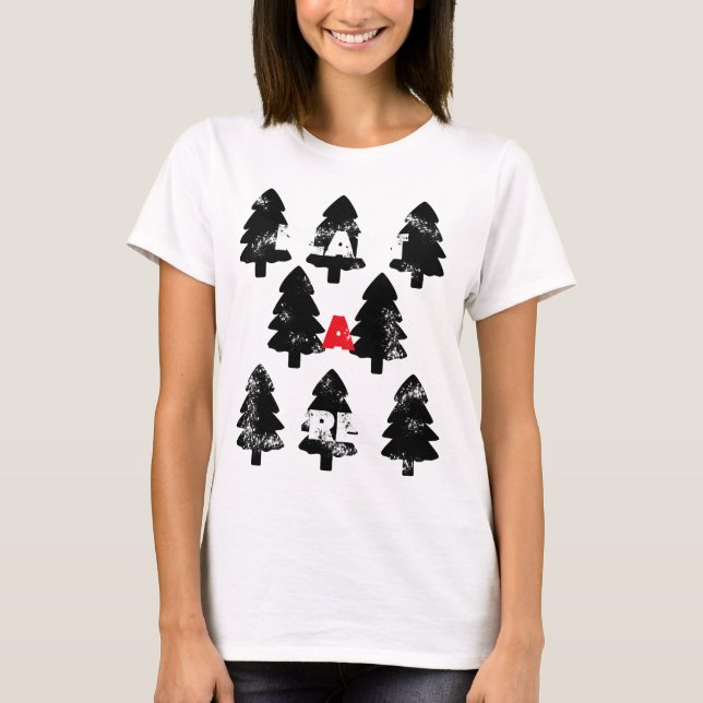 T-shirt Planter un arbre motif (Devant)