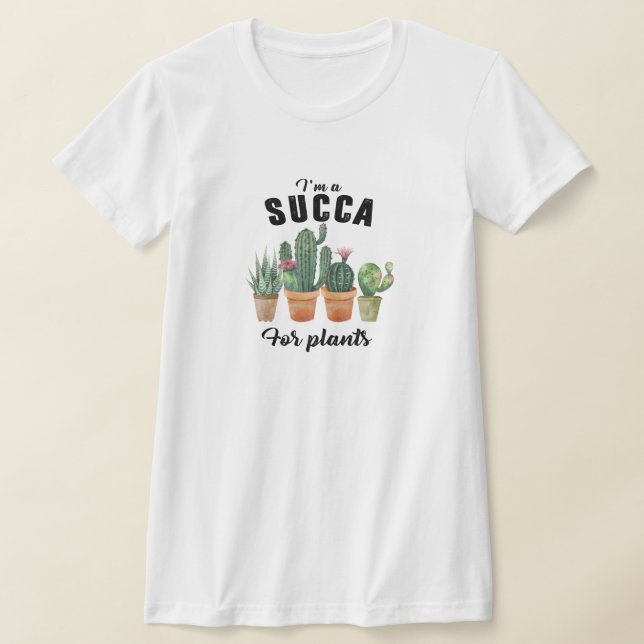 T-shirt Plantes amusantes succulente cactées en pot cactus (Poser)