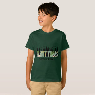 T-shirt Plantes Arbres, Sauvez notre Planète Cool - T-shir